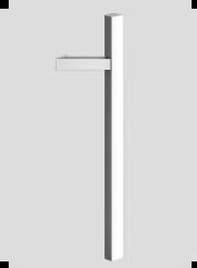 Kockasti rukohvat 150cm - inox